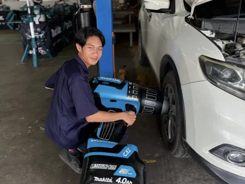 บรรยากาศสาขาช่างยนต์