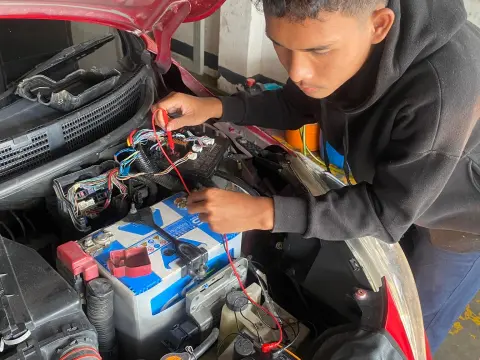 บรรยากาศสาขาช่างยนต์