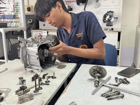 บรรยากาศสาขาช่างยนต์