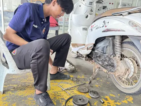 บรรยากาศสาขาช่างยนต์