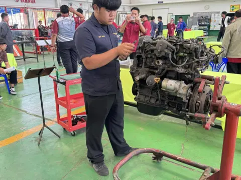 บรรยากาศสาขาช่างยนต์