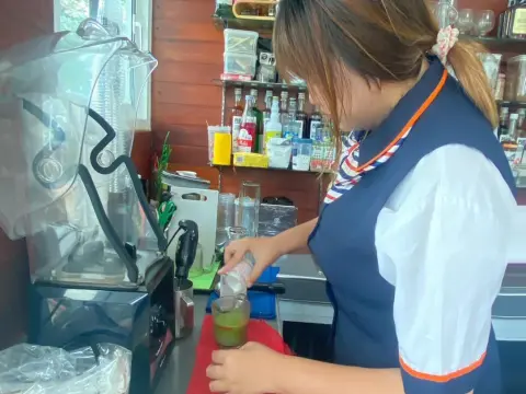 บรรยากาศการเรียน สาขาการท่องเที่ยวและโรงแรม ปวช.