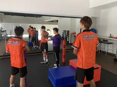 บรรยากาศ สาขาธุรกิจการกีฬา